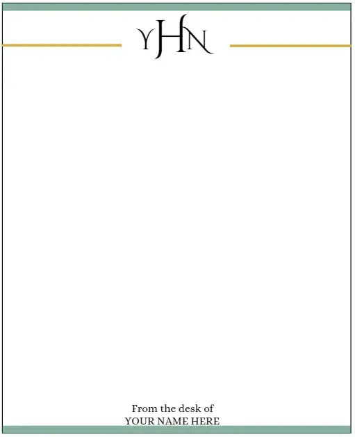 Personalized Memo Pad 4.5 by 5.5 inches, Full name, Initials, Monogram, From the desk of, professional, high quality paper, gold and color of choice, Not a sticky note pad, Pyari Paper Shop
