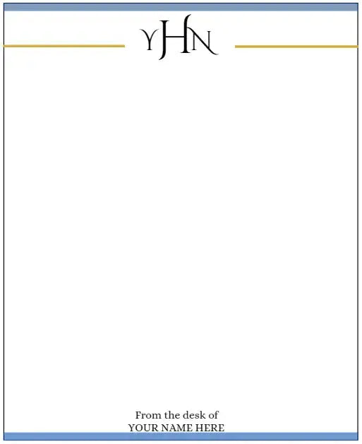 Personalized Memo Pad 4.5 by 5.5 inches, Full name, Initials, Monogram, From the desk of, professional, high quality paper, gold and color of choice, Not a sticky note pad, Pyari Paper Shop